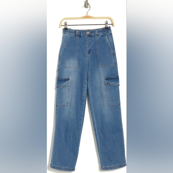 Classic Blue Wide Leg Women's Jeans - Picture 3 of 14